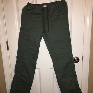Olive green Wonderwink Scrub Pants